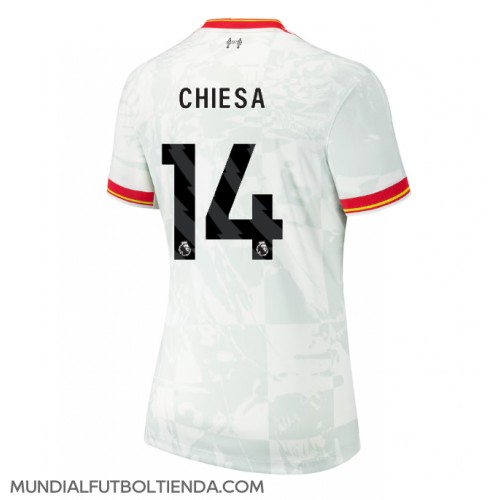 Camiseta Liverpool Federico Chiesa #14 Tercera Equipación Replica 2024-25 para mujer mangas cortas